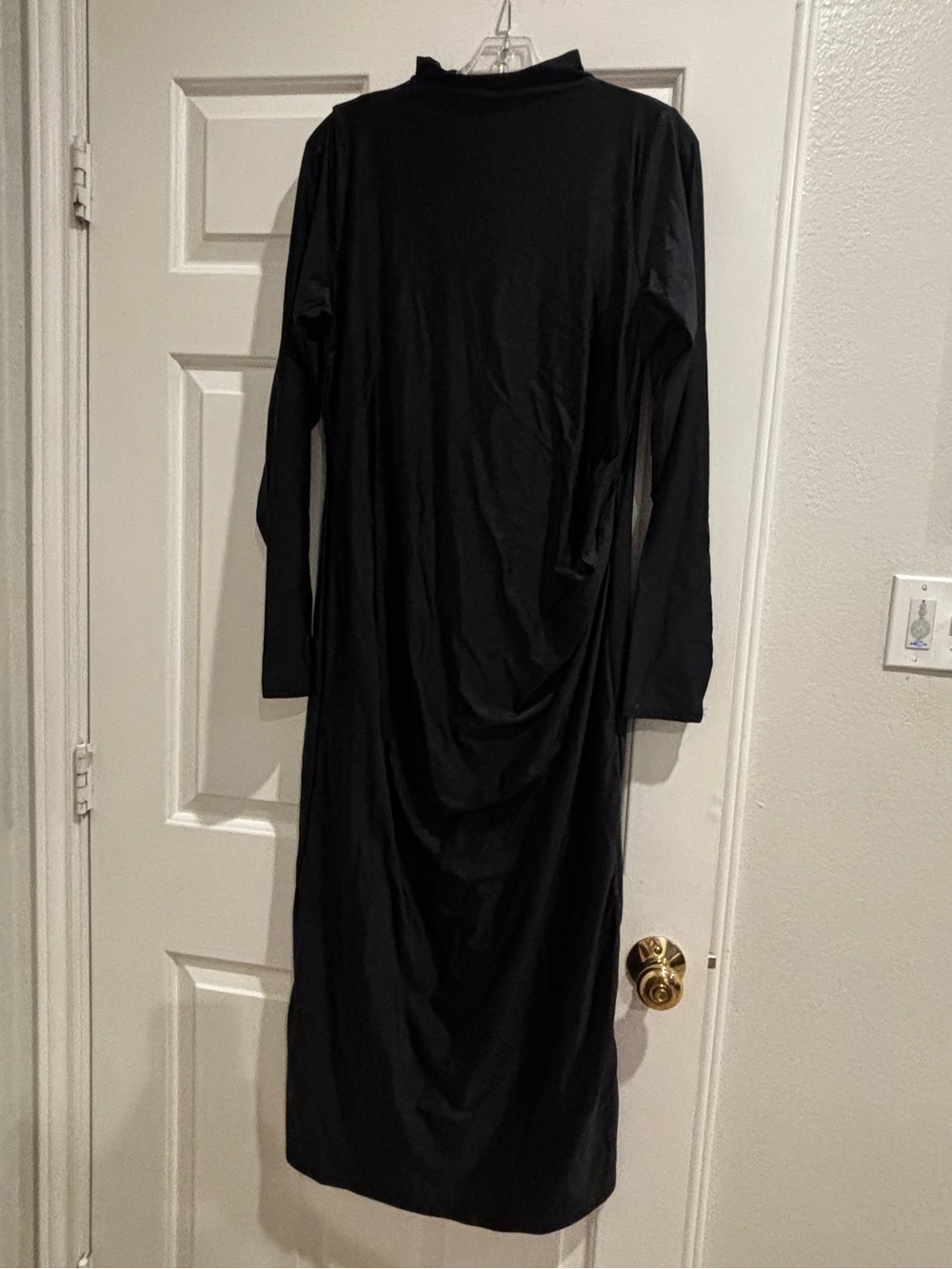 Good American Black Long Sleeve bodycon Dress
